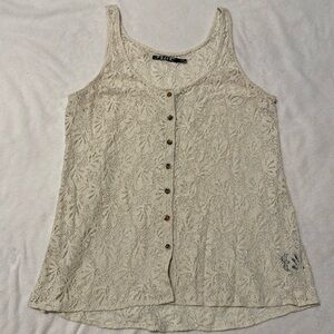 Volcom Lace Tank Top Cover Up